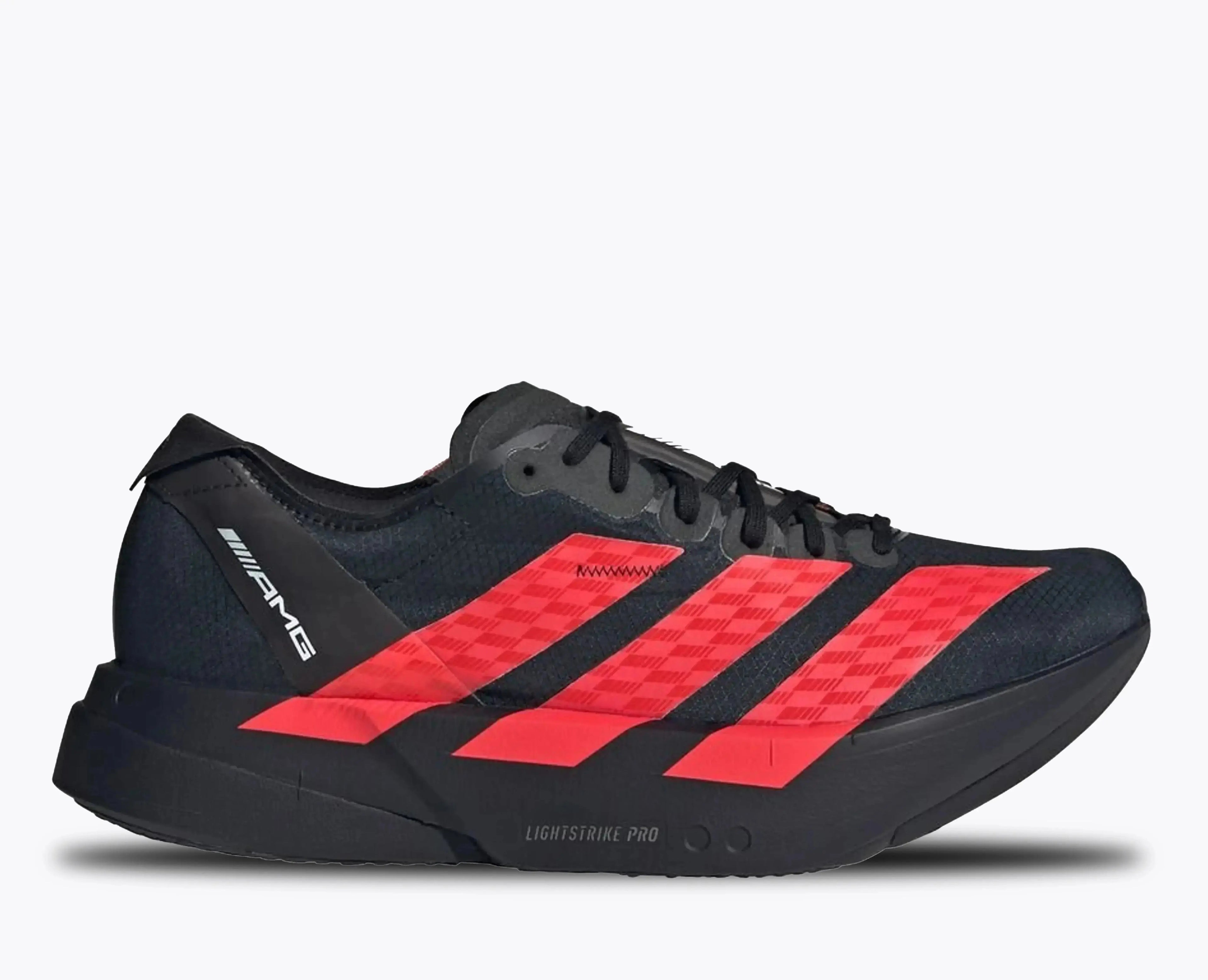 Adidas Adios Pro 4 Mercedes AMG Black Lucid Red running shoe