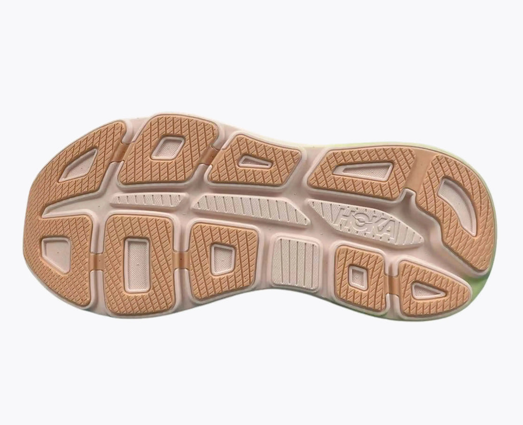 Hoka Bondi 9 - Multicolor Salmon/Blue Cyan/Green Hoka