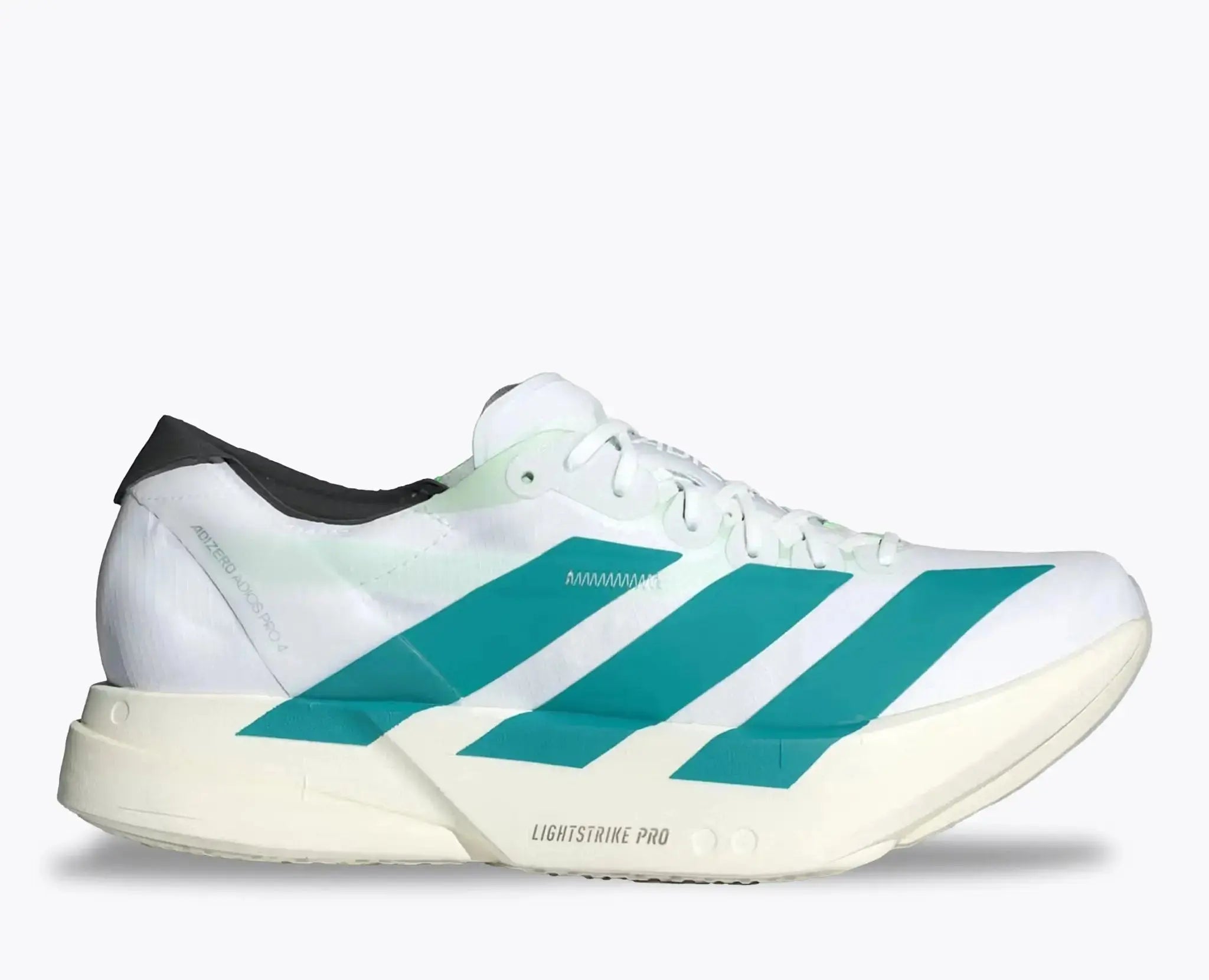Adidas Adios Pro 4 White Pure Teal running shoe