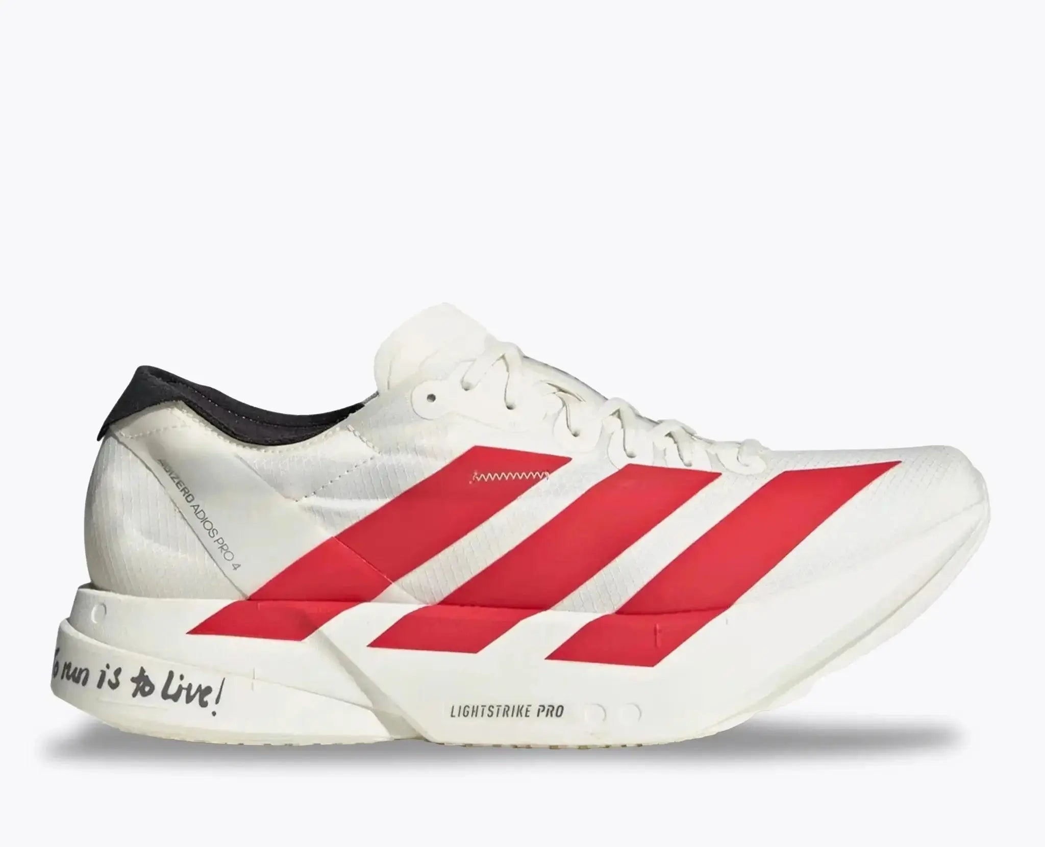 Adidas Adizero Adios Pro 4 Off White Better Scarlet running shoe