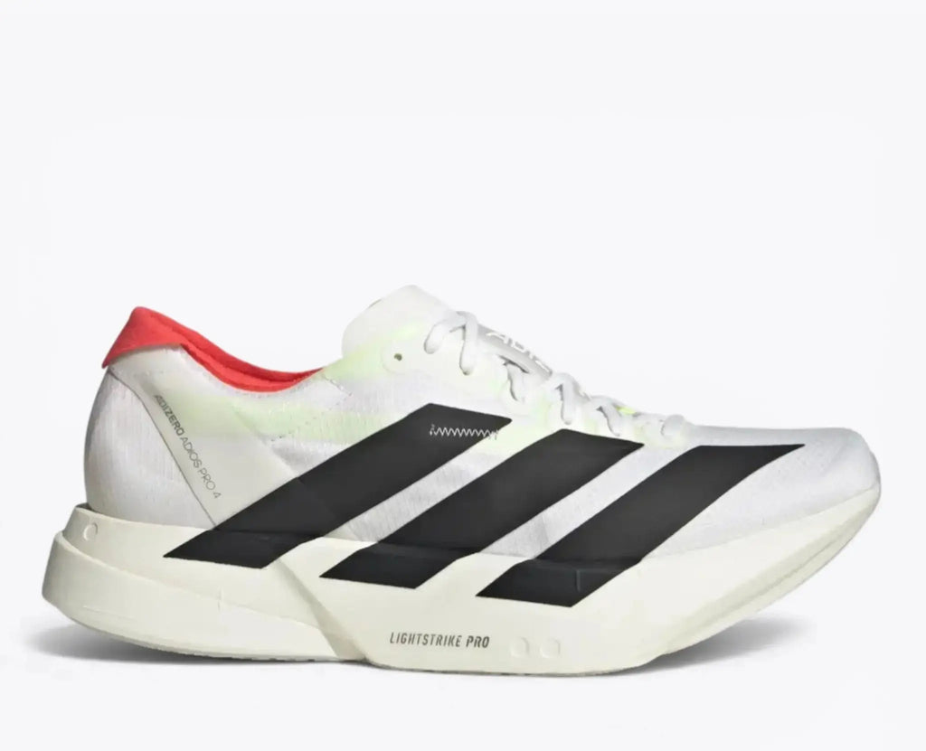 Adidas Adizero Adios Pro 4 White Black Silver running shoe