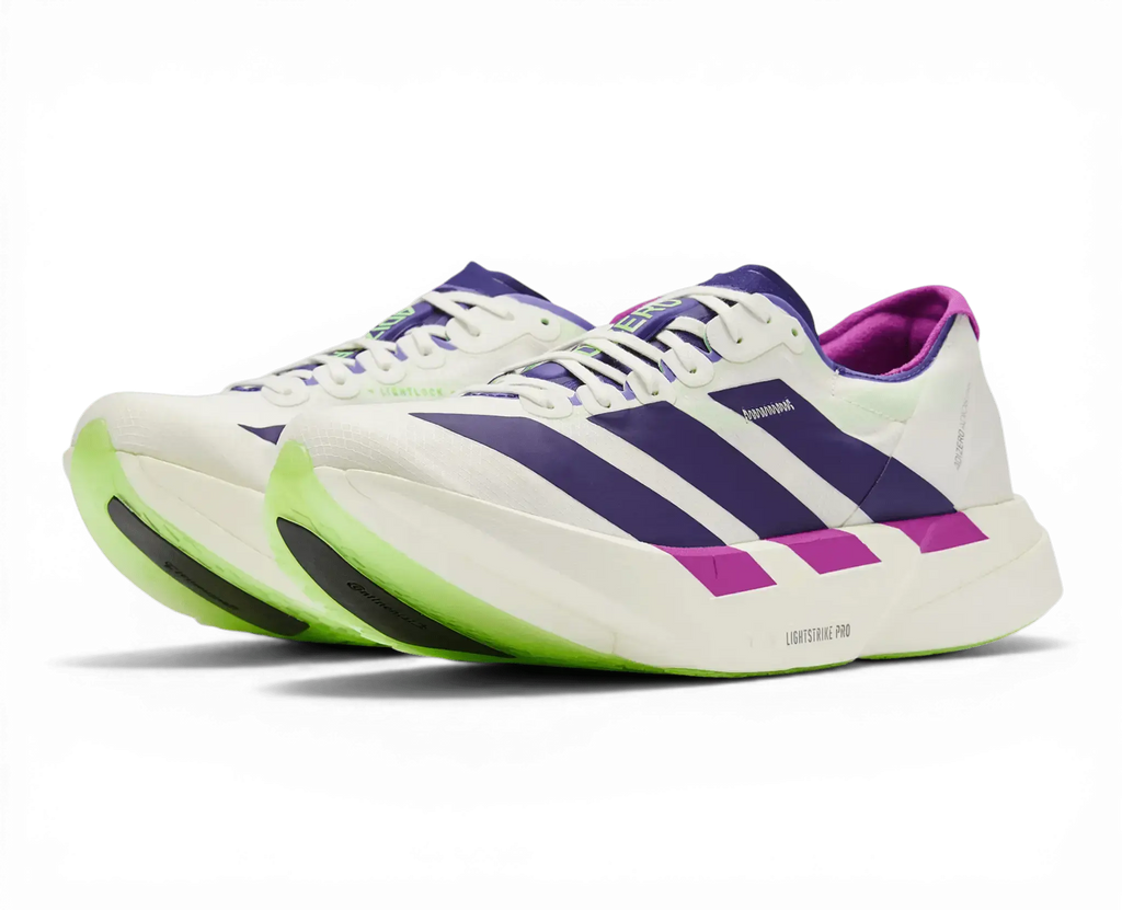 Adidas Adizero Adios Pro 4 White Purple Lime Adidas