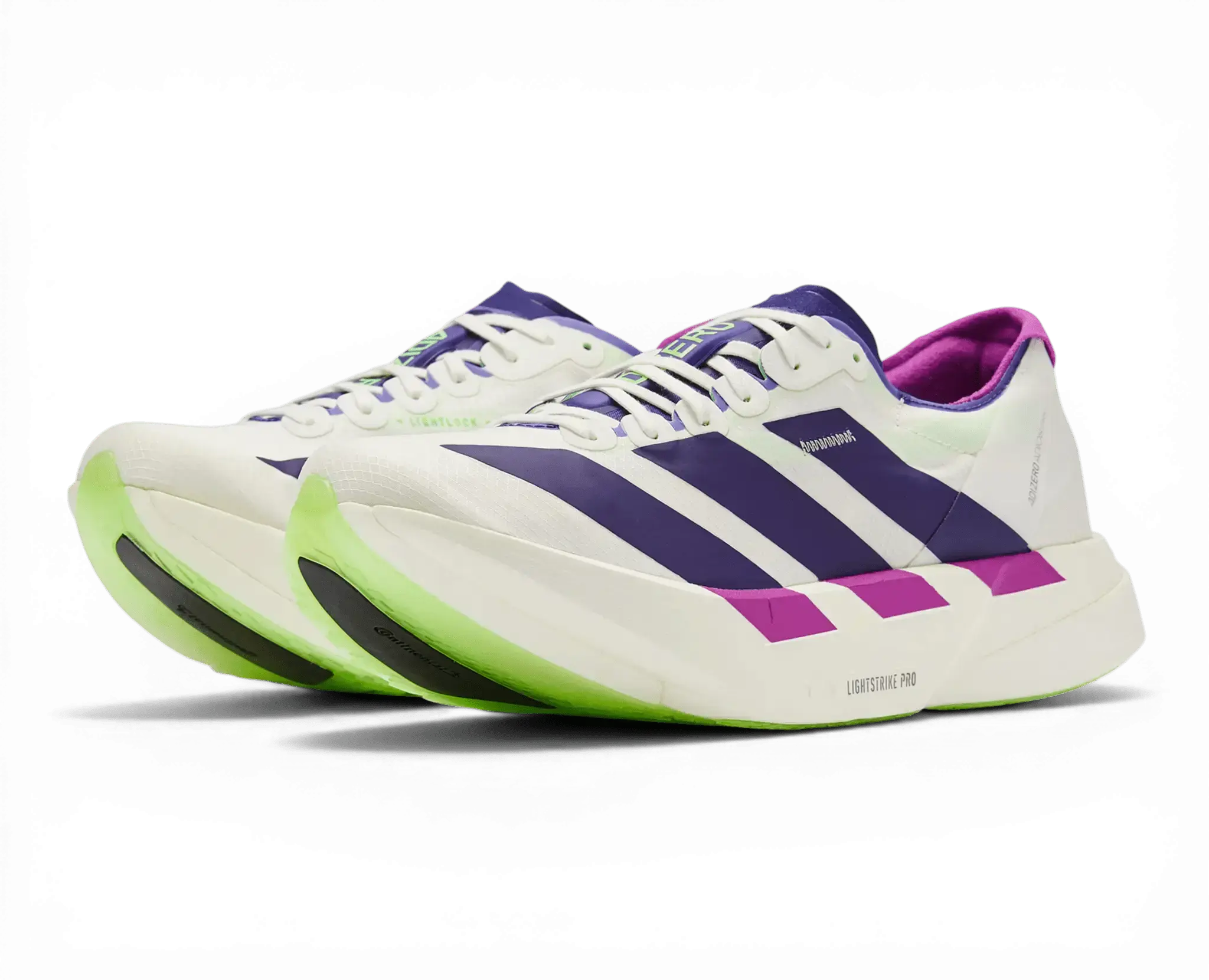 Adidas Adizero Adios Pro 4 White Purple Lime Adidas