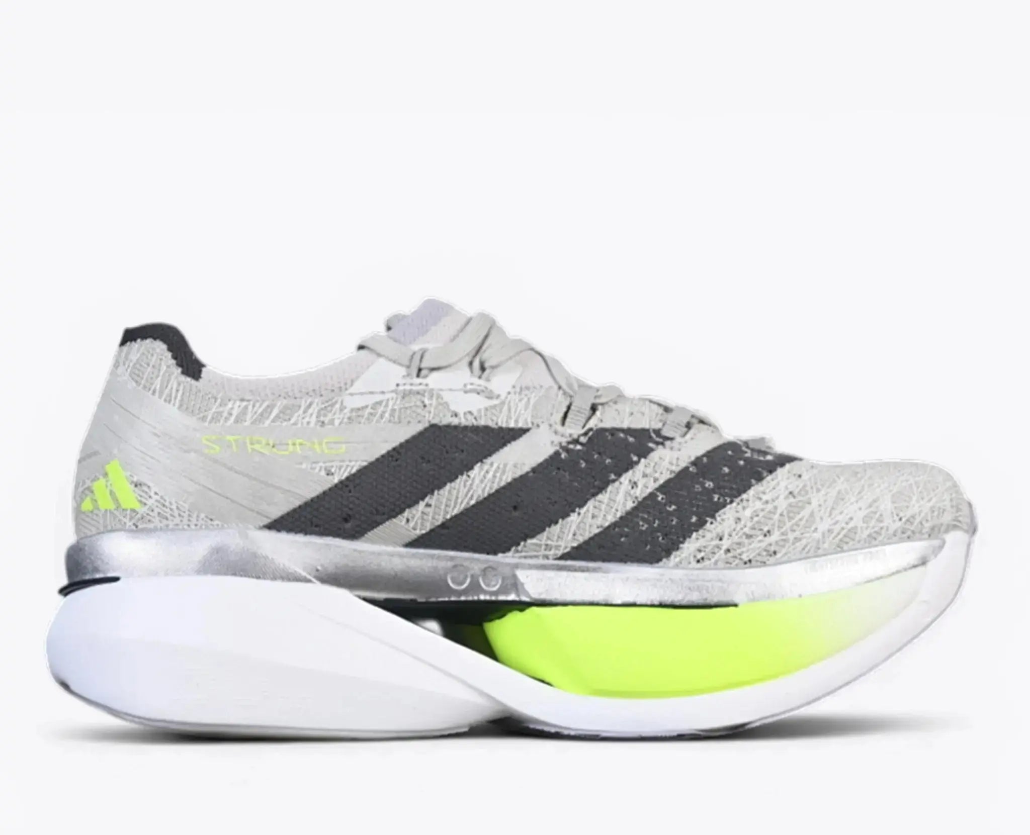 Adidas Adizero Prime X3 Strung Black Grey Green running shoe