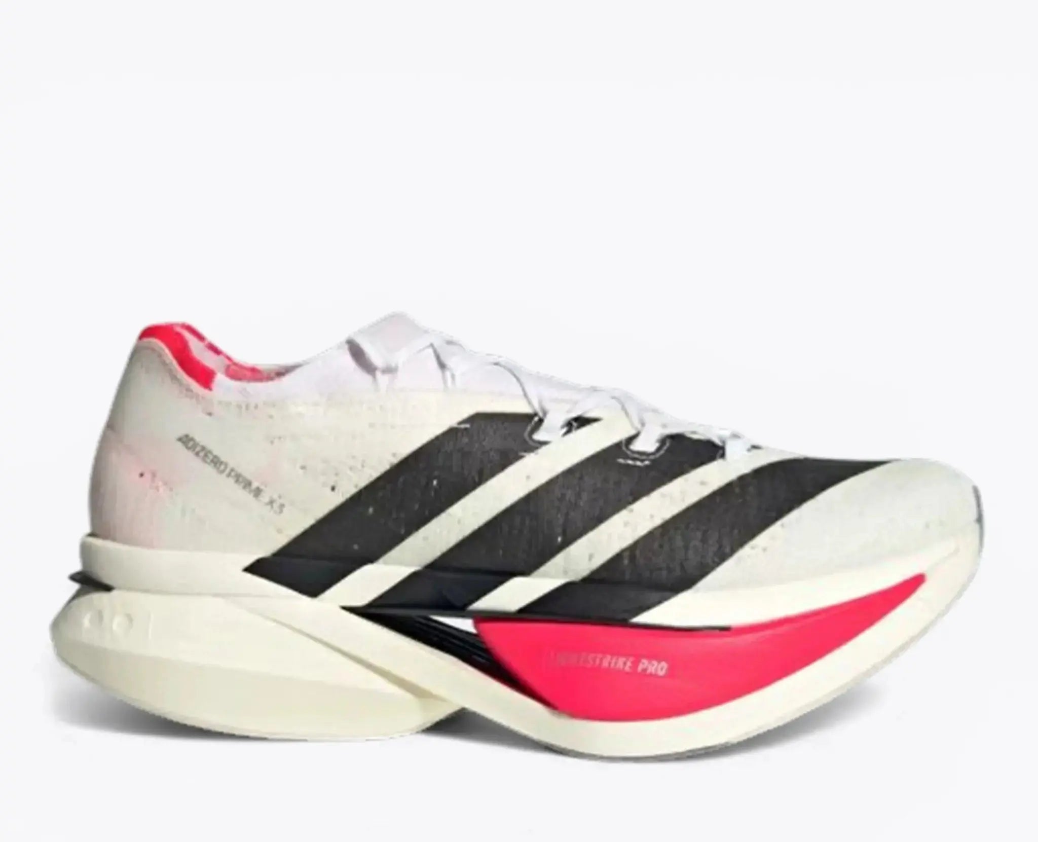 Adidas Adizero Prime X3 Strung Cloud White Lucid Red running shoe