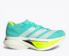 Adidas Adizero Prime X3 Strung Flash Aqua Lucid Lemon running shoe