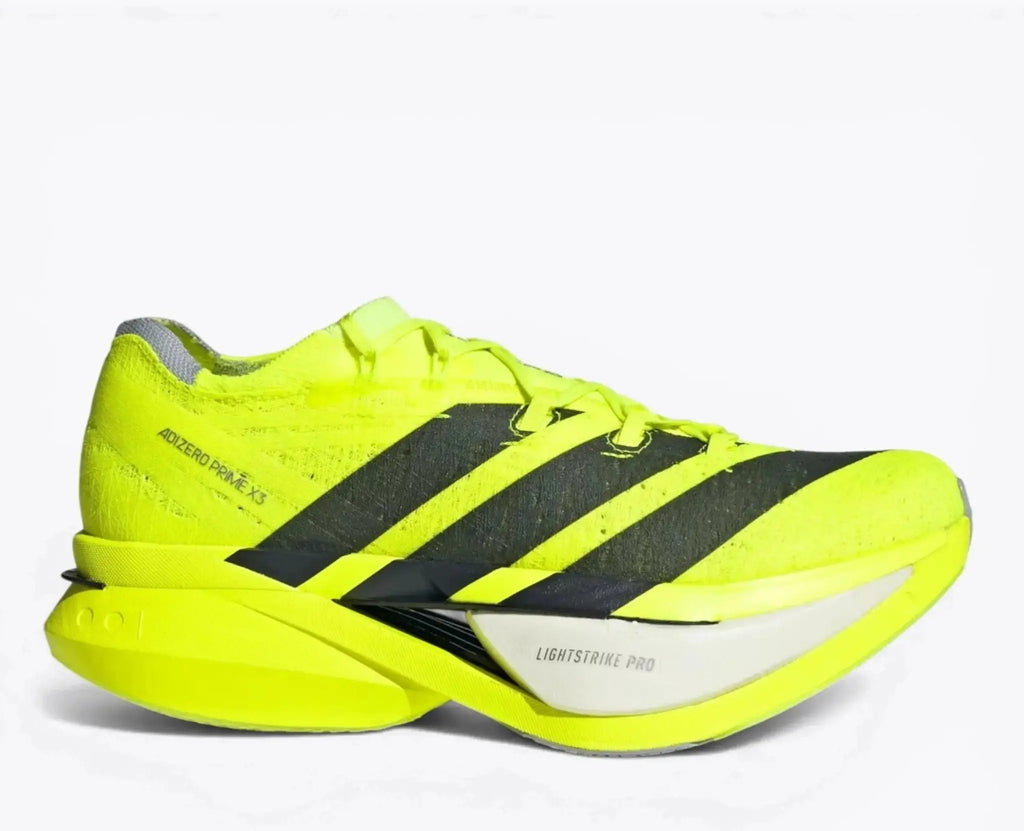 Adidas Adizero Prime X3 Strung Lucid Lemon running shoe