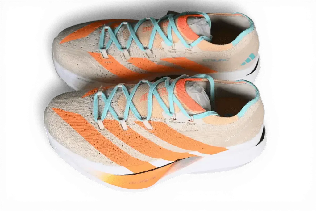 Adidas Adizero Prime X3 Strung Orange White Wheat Blue Adidas