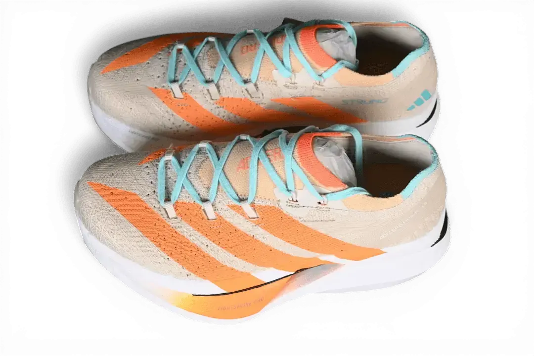 Adidas Adizero Prime X3 Strung Orange White Wheat Blue Adidas