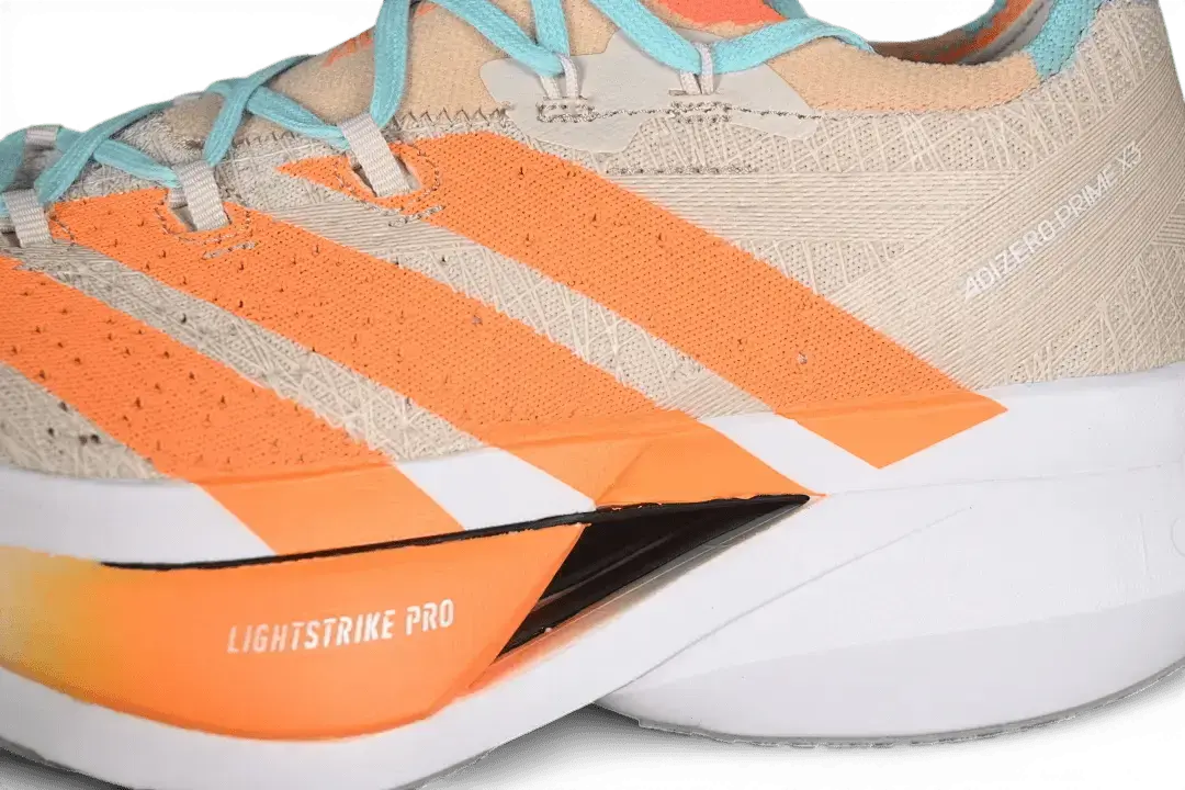 Adidas Adizero Prime X3 Strung Orange White Wheat Blue Adidas