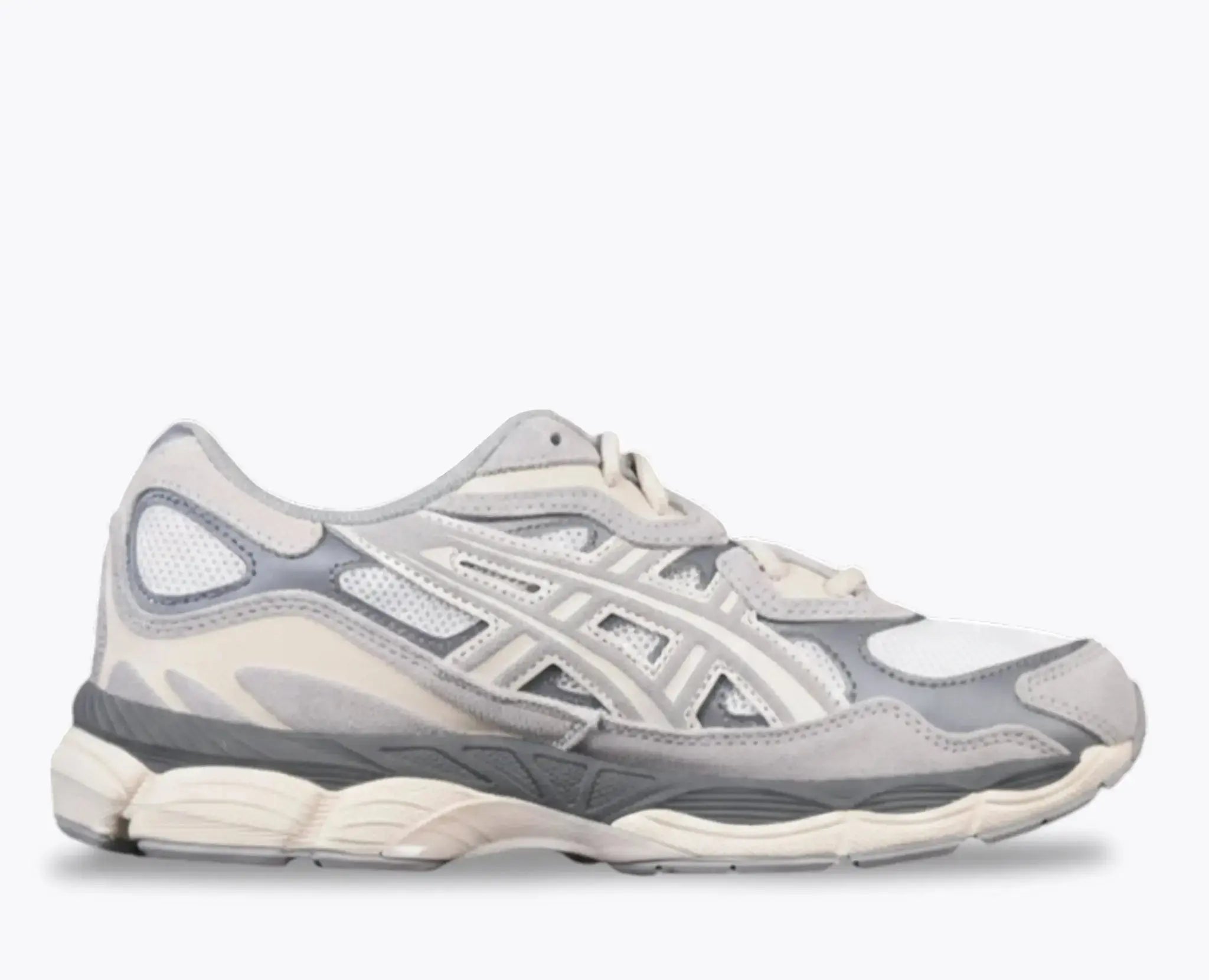 Asics GEL-NYC Cream Oyster Grey running shoe