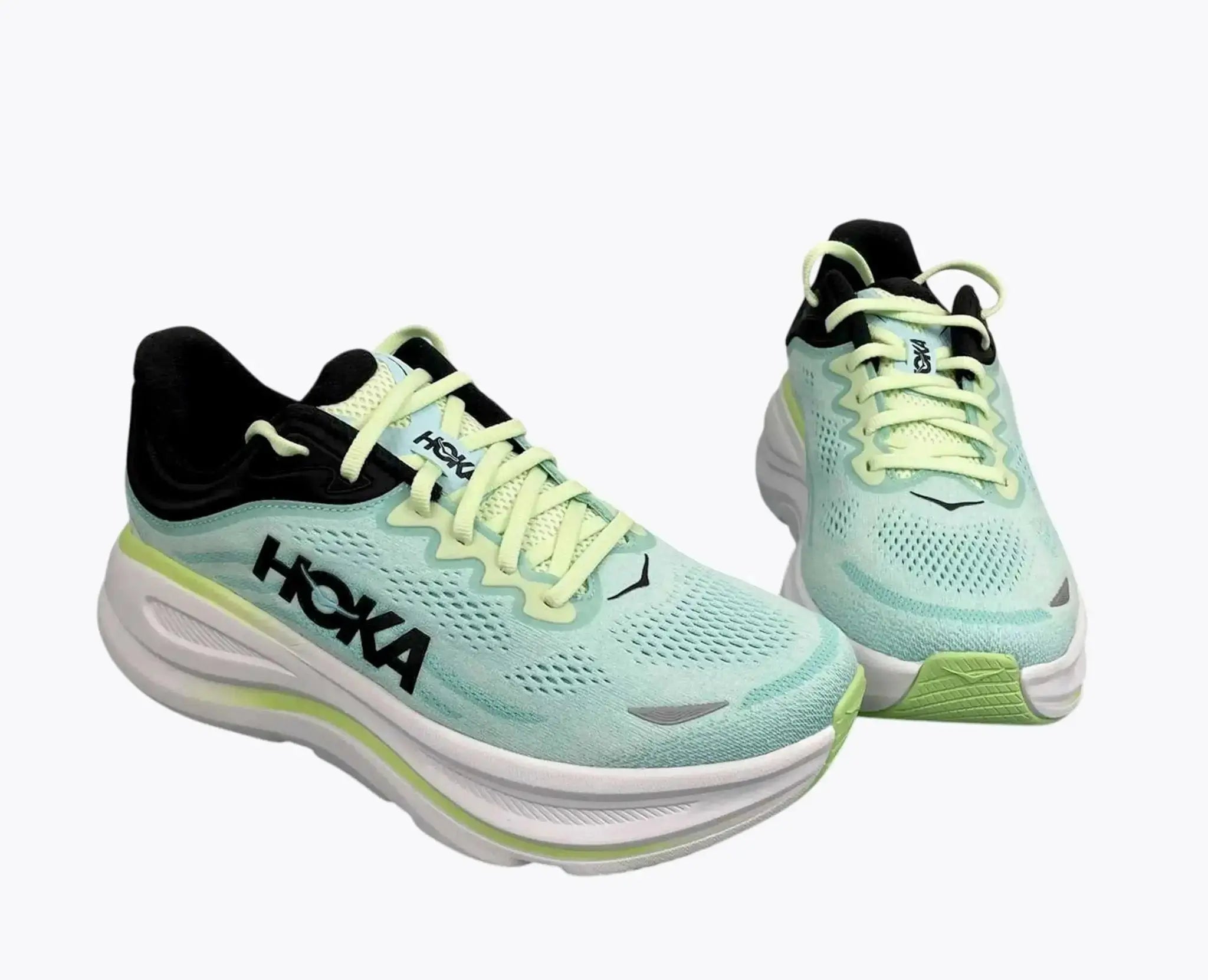 Hoka Bondi 9 - Blue/Lime Green/Black Hoka