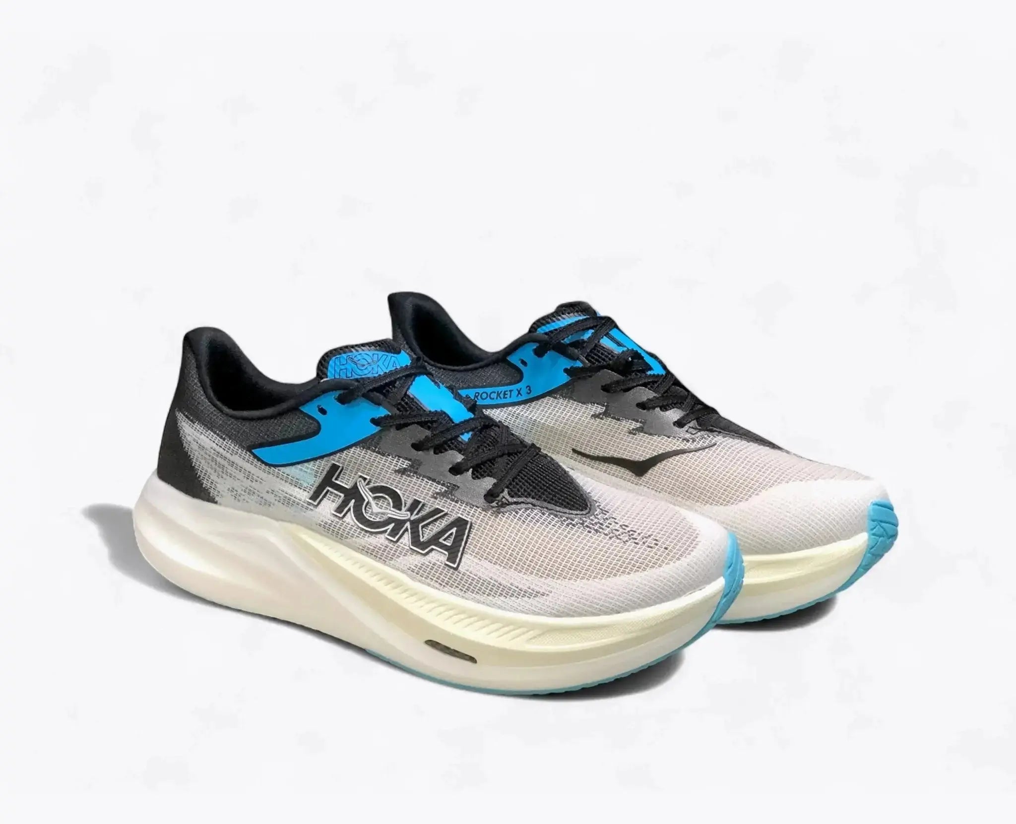 Hoka Rocket X 3 - White Blue Black Hoka