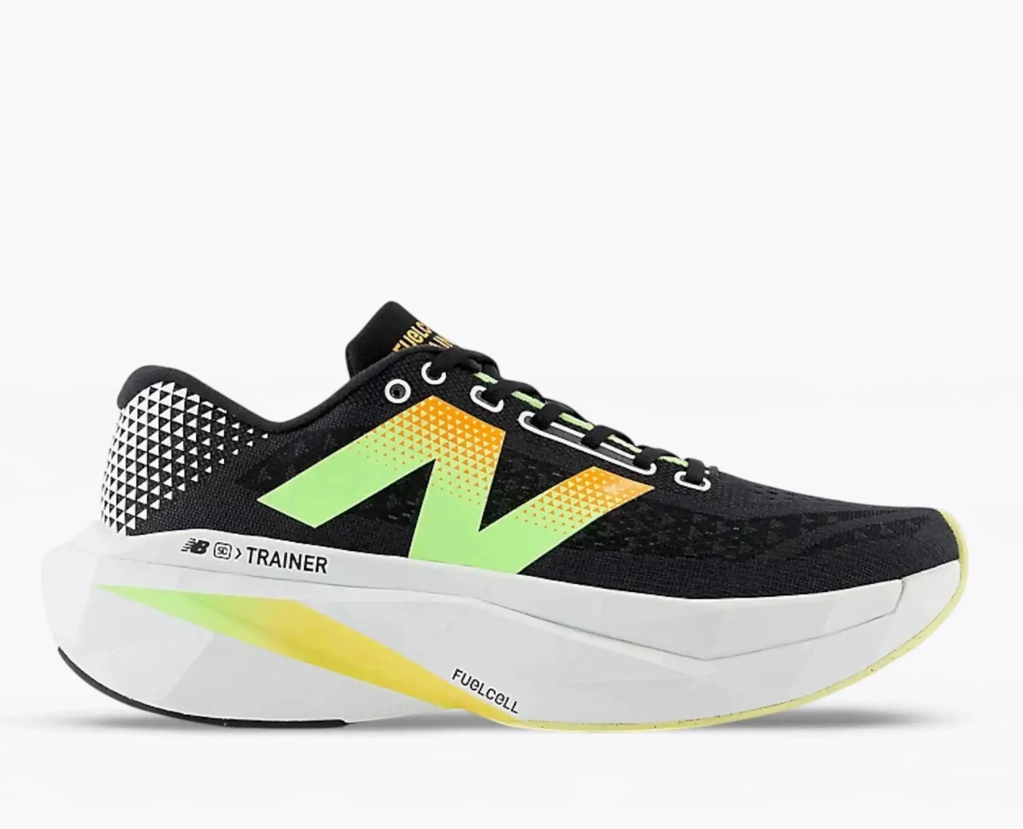 New Balance FuelCell V3 Black and White running shoe