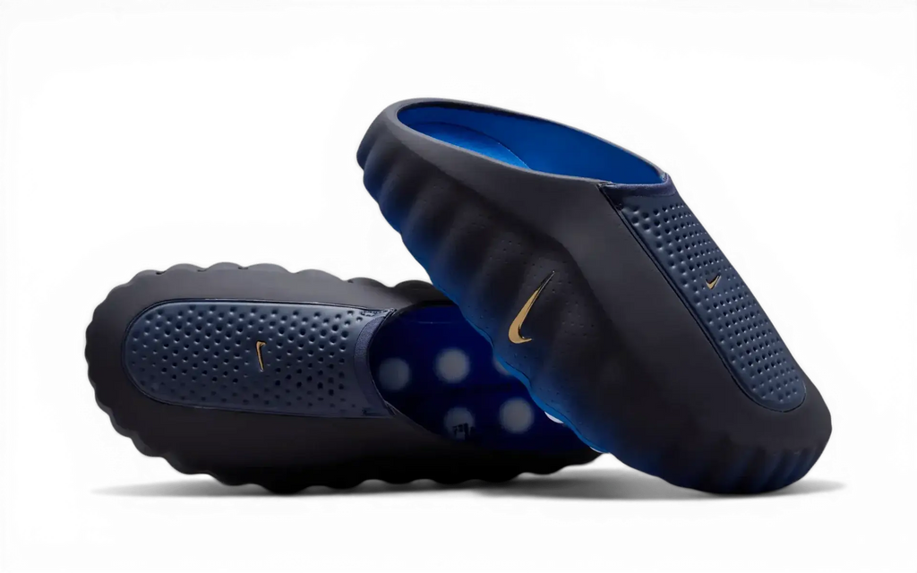 Nike Mind 001 Blackened Blue — sneaker bleu nuit profond vue face