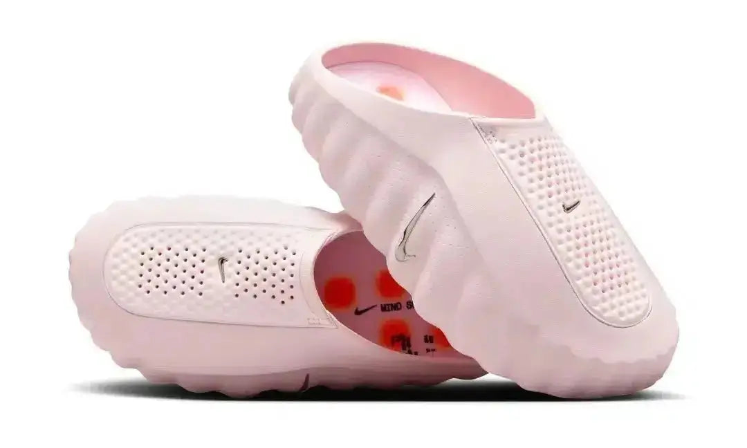 Nike Mind 001 Rose Perle — sneaker rose nacré vue face