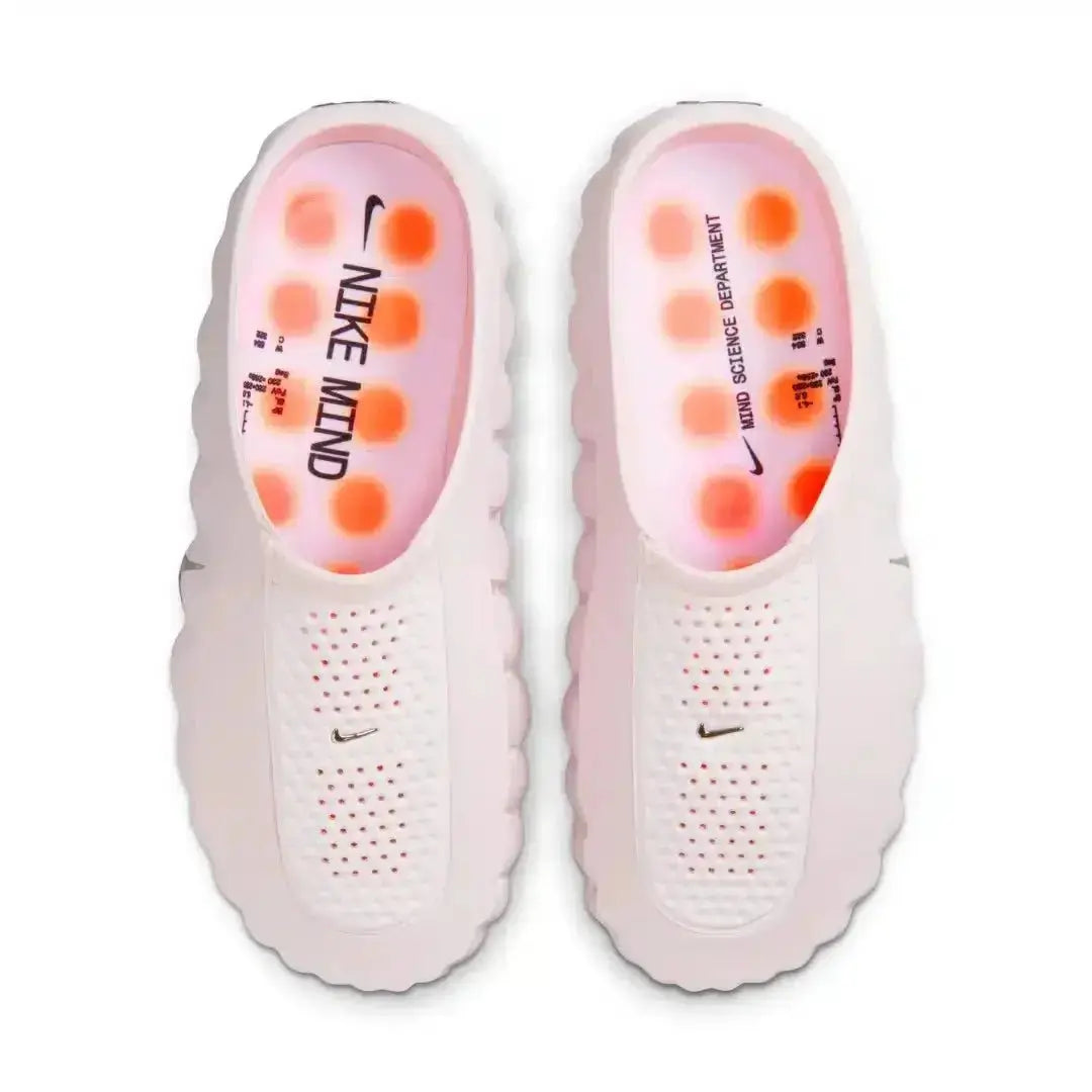 Nike Mind 001 Rose Perle — vue arrière talon Pearl Pink
