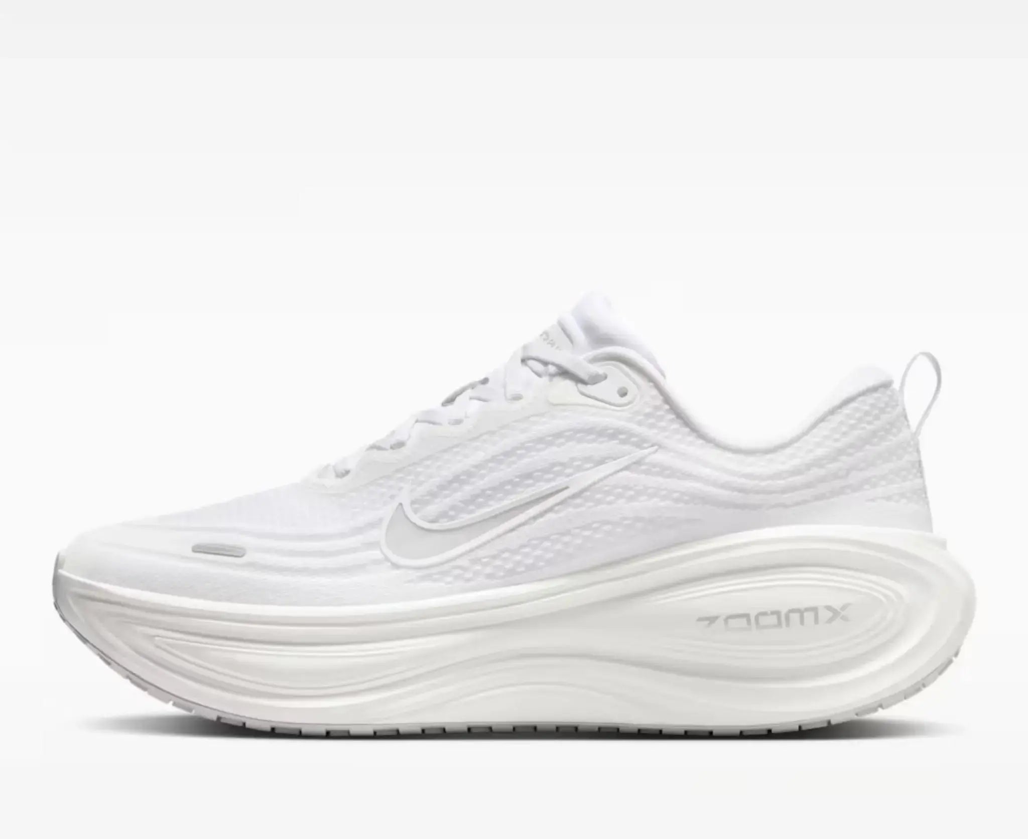 Nike Vomero Plus White Metallic Silver Light Smokey Grey running shoe