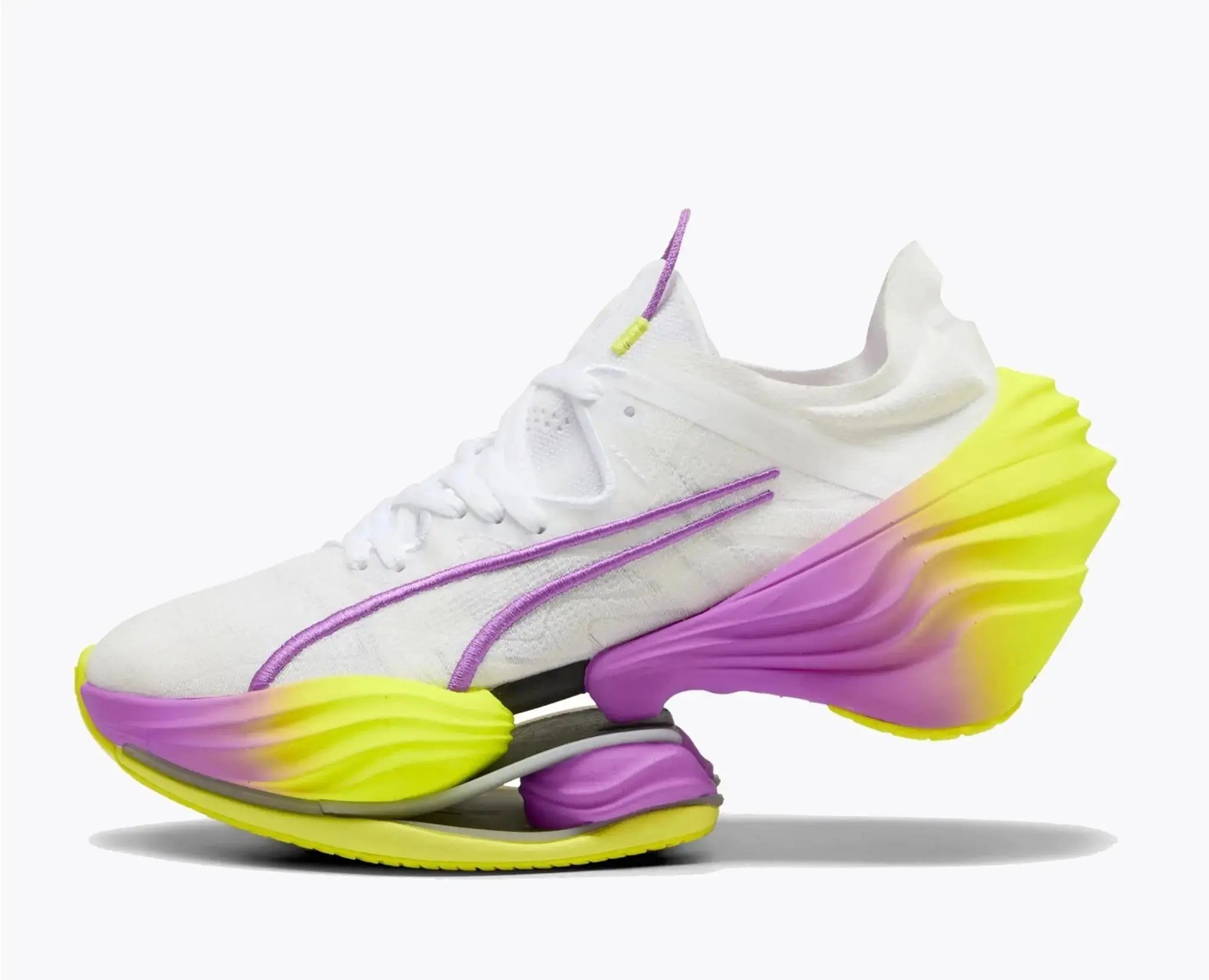 Puma Fast RB Nitro Elite White Yellow Purple running shoe