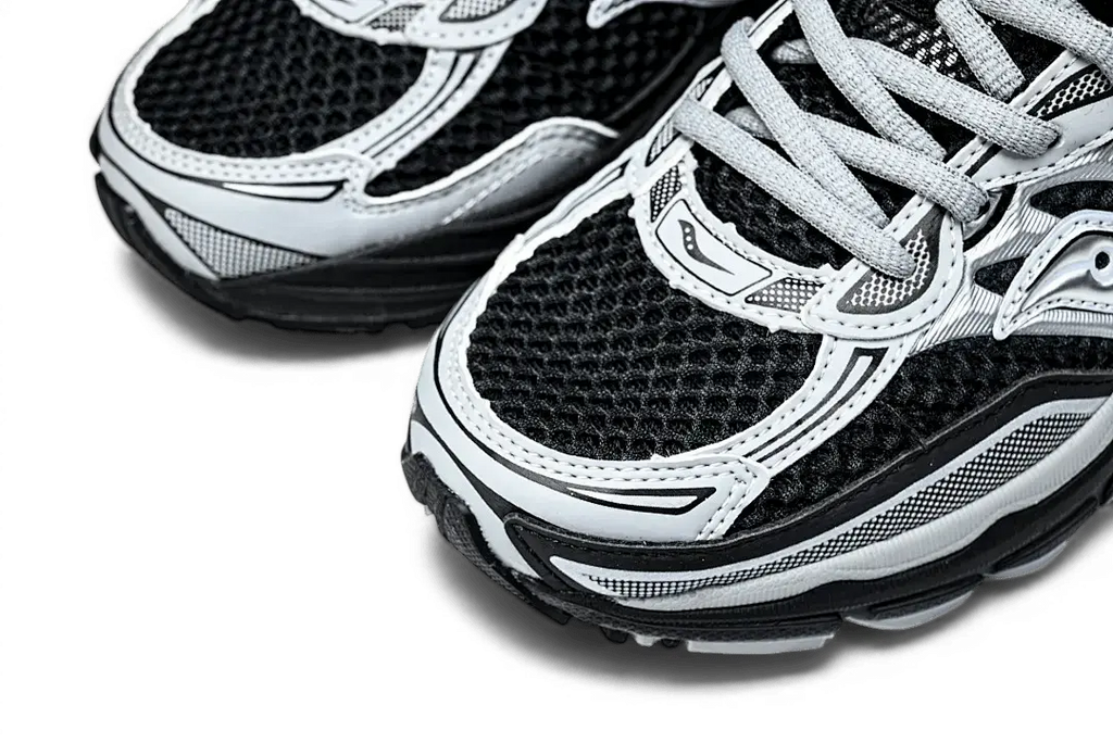 Saucony OG ProGrid Omni 9 Black Silver – Retro Runner Saucony