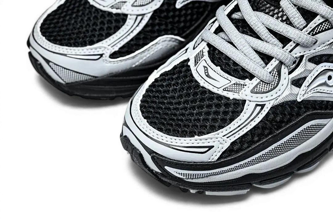 Saucony OG ProGrid Omni 9 Black Silver – Retro Runner Saucony
