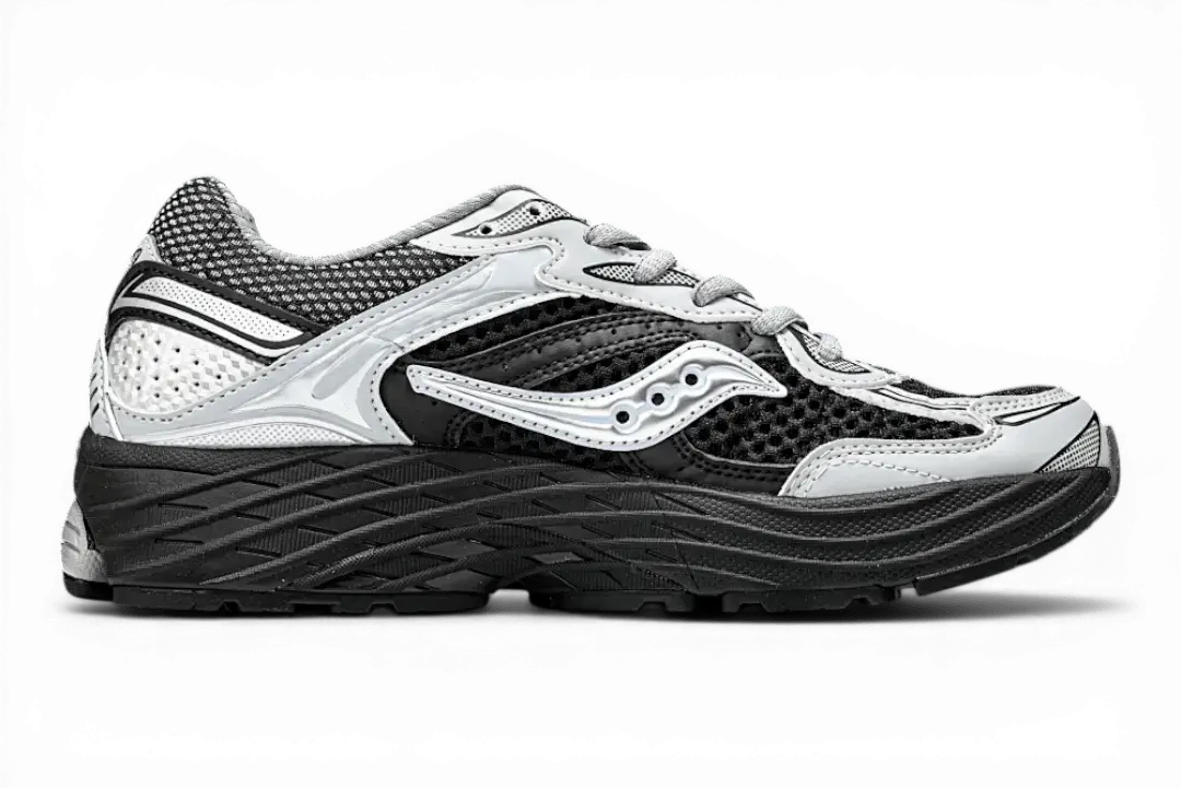 Saucony OG ProGrid Omni 9 Black Silver – Retro Runner Saucony