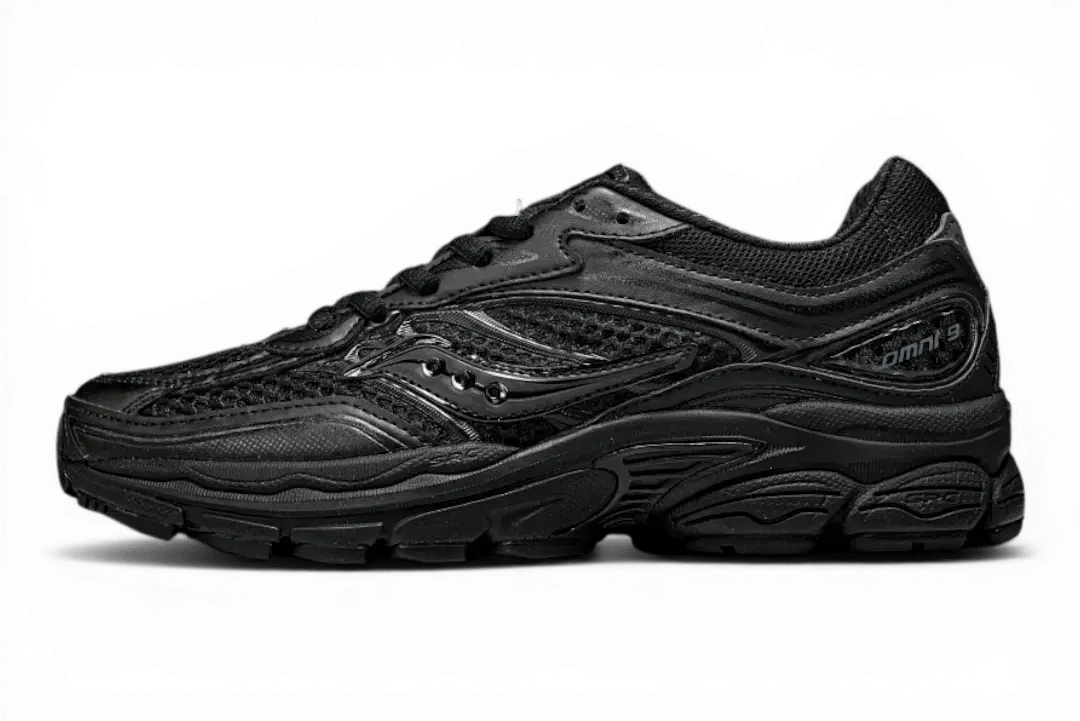 Saucony ProGrid Omni 9 Armor Black – Retro Runner Saucony