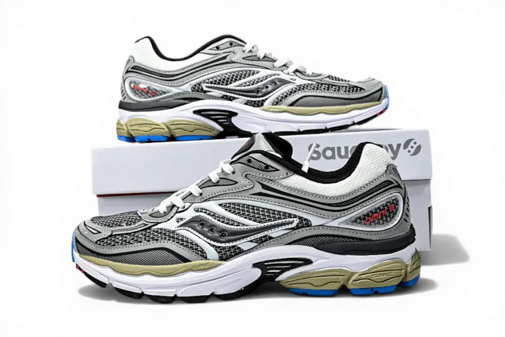 Saucony ProGrid Omni 9 Metallic Grey Silver Saucony
