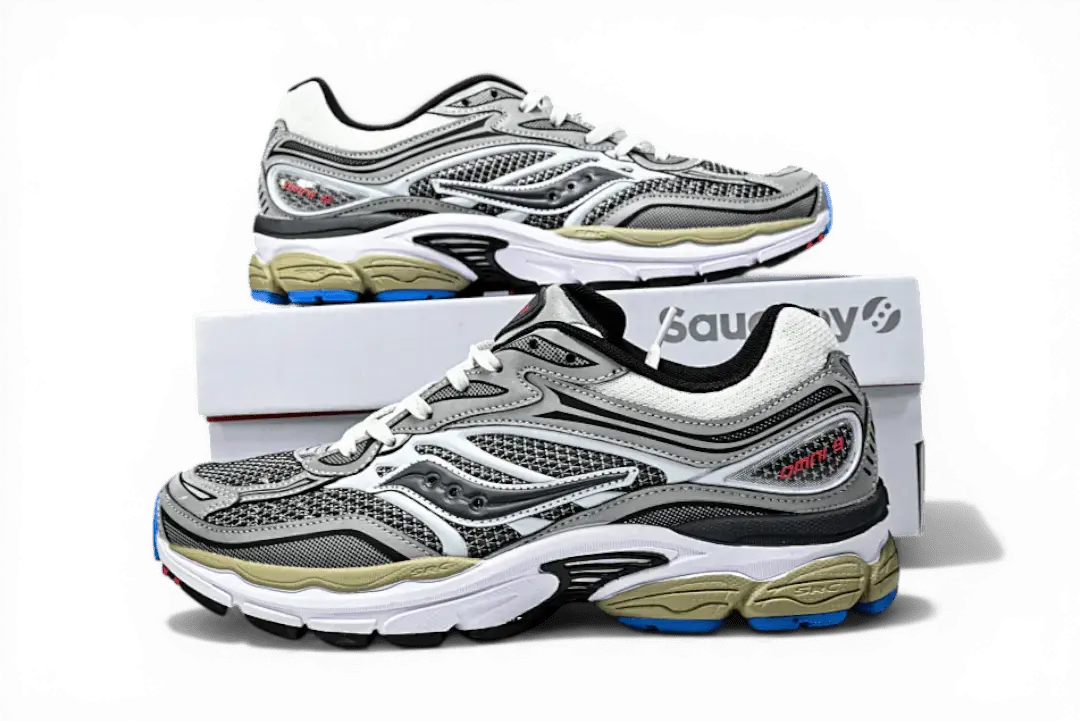 Saucony ProGrid Omni 9 Metallic Grey Silver Saucony